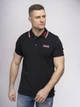 Поло Lonsdale 110629-1555 XL Black/Dark Red/White (4250206838563) - изображение 1