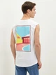 Майка чоловіча LC Waikiki з оригінальним принтом XL Біла (LCW T-shirt -8453) - зображення 2