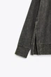 Свитшот оверсайз без начеса Zara 4174/650 L Черный - изображение 8
