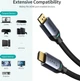 Кабель CHOETECH HDMI V.2.1, 2 м (XHH01-BK) - изображение 5
