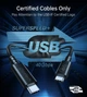 Кабель CHOETECH USB4 (XCC-1028-BK) - зображення 3