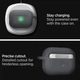 Чохол Spigen для AirPods Pro Silicone Fit Charcoal (ASD00536) - зображення 5