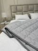 Демисезонное легкое Шерстяное Одеяло Wool Demi 172x205 Grey Двуспальный Микрофибра - изображение 2