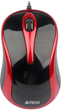 Mysz A4Tech V-Track A4-N-350-2 Czarno/Czerwona (4711421865111) - obraz 1