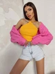 Топ резинка-вязка Желтый 42-46 - изображение 3