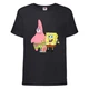 Футболка дитяча Спанч Боб 1 (Sponge Bob) чорна 116 см - зображення 1