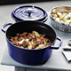 Каструля Staub Cast Iron 12,5 л 34 см синя (1103491) - изображение 4
