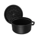 Каструля Staub Cast Iron 5,2 л черная з кришкою (1102625) - изображение 2