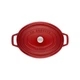 Каструля Staub Cast Iron 6,7 л червона овальна (1103306) - зображення 2
