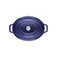 Каструля Staub Cast Iron 6,7 л синя овальна (1103391) - зображення 2