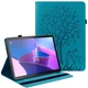 Защитный чехол Deexe Tree Print для Lenovo Tab P11 Gen 2 - Blue - изображение 1