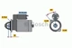 Стартер оригинал Bosch 12V 2.0kw 10 зубов для Audi Ford Seat Skoda VW OE 0001125042, CS974 Bosch (0001125042) - изображение 6