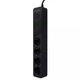 Мережевий подовжувач фільтр Proove Power Socket P-04 (4 розетки + 4 USB + 2 Type-C) 2М - зображення 2