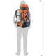 Рюкзак туристичний Naturehike NH70B070-B 70+5 л Orange (6927595709016) - зображення 4