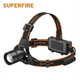Ліхтар налобний акумуляторний масштабувальний HL71 SuperFire 500 Lumen IP43 - зображення 1