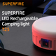 Фонарь для кемпинга аккумуляторный T25 SuperFire 400 Lumen IP42 - изображение 5