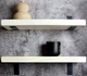 DVK Полка Настенная Лофт 55х15х3.6см Rustic Сосна покрыта маслами цвет Белый 1шт. - изображение 1