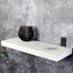 DVK Полка Настенная Лофт 100х15х3.6см Rustic Сосна покрыта маслами цвет Белый 1шт. - изображение 1