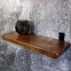 Полка Настенная DVK 500х150х32 мм Rustic Сосна цвет Орех 1шт. - изображение 1
