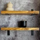 Полка Настенная DVK 500х150х32 мм Rustic Сосна цвет Дуб 1шт. - изображение 4