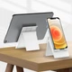 Настольный держатель для телефона, планшета 4.7"-7.2" Ldnio Foldable Desktop Stand Белый (MG07) - изображение 2