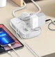 Сетевой фильтр удлинитель 3 розетки с 4 USB 2м с защитой с заземлением Ldnio 2500W 10A WiFi Белый (SCW3451) - изображение 10