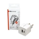 Сетевое зарядное устройство Mibrand MI-30 GaN 30W Travel Charger USB-A + USB-C White - изображение 4