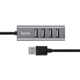 USB-хаб Hoco HB1 4USB Line machine Tarnish - изображение 1