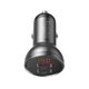 Автомобильное зарядное устройство Baseus Digital Display Dual USB 4.8A Car Charger 24W Black (CCBX-0G) - изображение 1