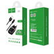 СЗУ Hoco C12 Smart dual USB charger set with Lightning cable(EU) 2USB 2.4A Black - изображение 2