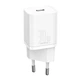 Сетевое зарядное устройство Baseus Super Si Quick Charger 1C 30W EU White (CCSUP-J02) - изображение 1