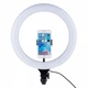Кільцева LED лампа 30 см BD - 300 LED (T30) Black - зображення 1