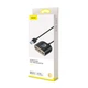 USB-хаб Baseus Square round 4 in 1 USB HUB Adapter(USB3.0 TO USB3.0*1+USB2.0*3) 1m Black (CAHUB-AY01 - изображение 3