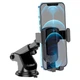 Холдер Hoco CA104 vertical and horizontal telescopic gravity vehicle holder Black Metal Gray - изображение 3