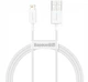 Кабель Baseus Superior Series Fast Charging Data Cable USB to iP 2.4A 1.5m White (CALYS-B02) - изображение 1