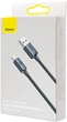 Кабель Baseus Crystal Shine Series Fast Charging Data Cable USB to iP 2.4A 2m Black - изображение 2