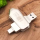 Металлический USB флеш накопитель XO U50 64GB OTG Type-C - USB 3.0 - изображение 3
