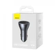 АЗП Baseus Golden Contactor Pro Triple Fast Charger Car Charger 65W U + C + C Dark Gray - зображення 3