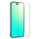 Защитное стекло Hoco Flash attach full screen silk screen HD tempered glass for iP14 Pro(G1) Black - изображение 4