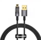Кабель Baseus Explorer Series Auto Power-Off Fast Charging Data Cable USB to IP 2.4A 1m Black - изображение 1