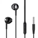 Наушники XO EP52 metal in-ear 3.5mm earphone Black - изображение 1