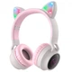 Bluetooth-гарнитура Hoco W27 Cat Ear Wireless Headphones Grey - изображение 1