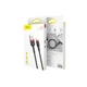 Кабель Baseus cafule Cable USB For lightning 1.5A 2M Red+Black (CALKLF-C19) - изображение 2