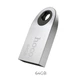Флеш-накопитель USB Hoco 64 ГБ мини серебристый (UD9) - изображение 1