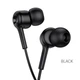 Наушники Hoco M82 La musique universal earphones with mic Black - изображение 1