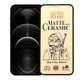Защитное стекло Ceramic Matte iPhone 12 mini Black - изображение 1