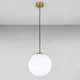 Люстра подвесная шар Light House LS-18602F-1 BRZ+WH бронза, плафон белый - изображение 1