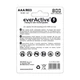 Аккумулятор EverActive Silver Line AAA 800 mAh 4 шт - изображение 2
