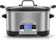 Мультиварка Crock-Pot CSC024X Металік 1200 Вт/5,6 л + 5 програм та РК-дисплей - зображення 1