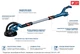 Вакуумная шлифовальная машина (жираф) по гипсокартону Bosch Professional GTR 550, 550 Вт, 1.1-2.3 м, Constant speed, набор тарелок и шлиф.кругов, чемодан (06017D4020) - изображение 5